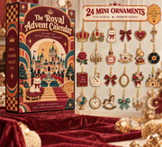 The Royal Advent Calendar – 24 Mini Acrylic Ornament Charms, 24 Days of Royal Surprises, Princess Castle Christmas Countdown Gift