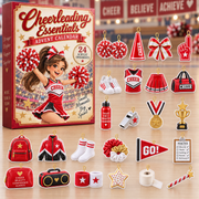 24 Days of  Cheerleading Essentials - 2026 Advent Calendar Blind Box of 24 Ornaments