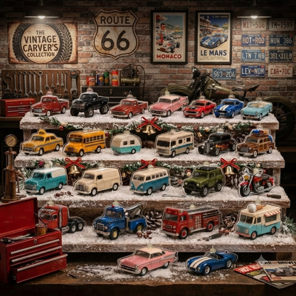 Rides of America Advent Calendar 2026 - 24-Day Festive Countdown, Acrylic Charms Blind Box