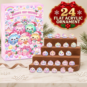 Dumpling First Christmas Advent Calendar 2026 - 24 Day Spirits Countdown, Acrylic Charms Blind Box - Gift For Family