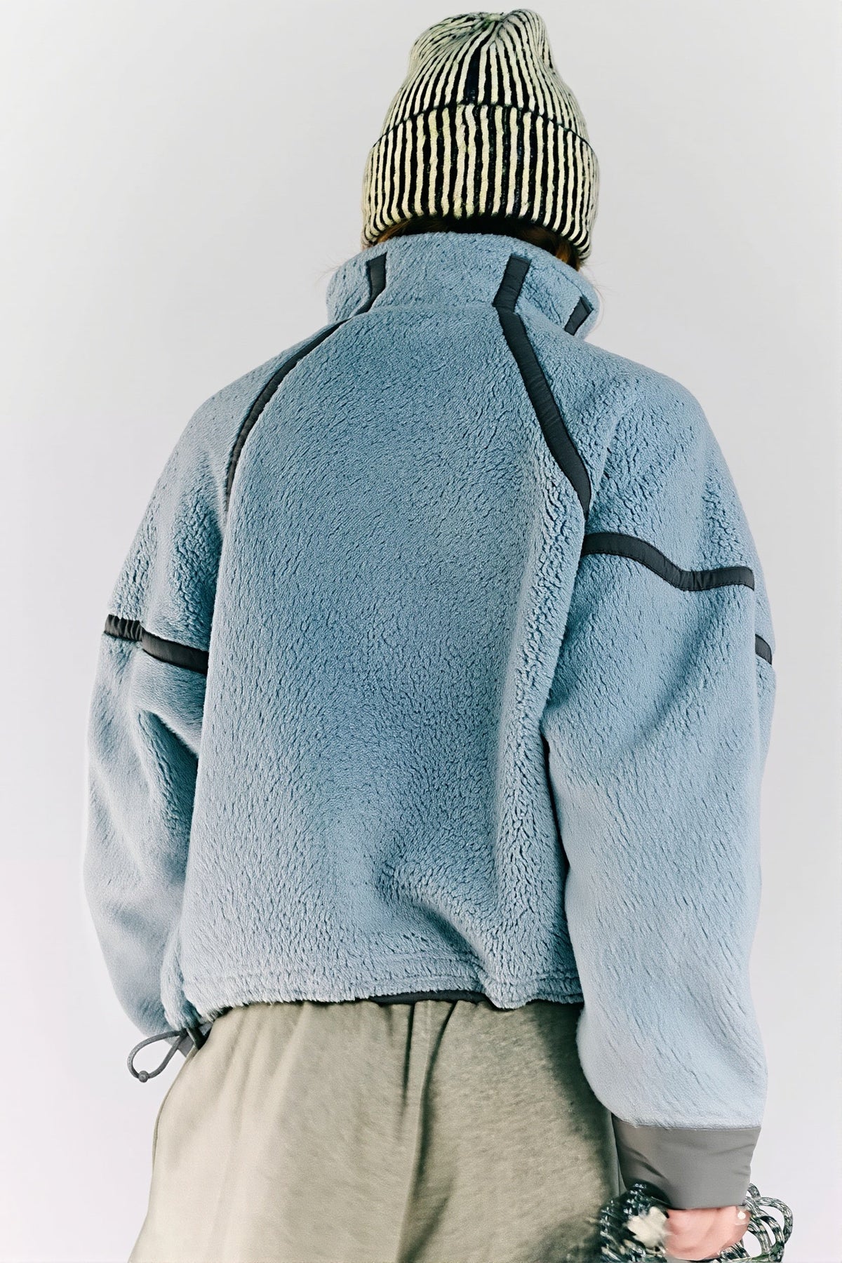 Colorblock Fleece Half Zip Sweatshirt