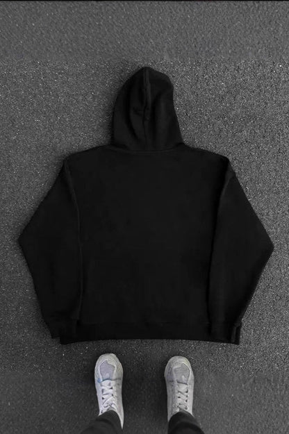 Skeleton X-Ray Graphic Heavyweight Pullover Hoodie