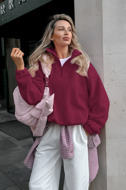 Fleece Quarter Zip Pullover