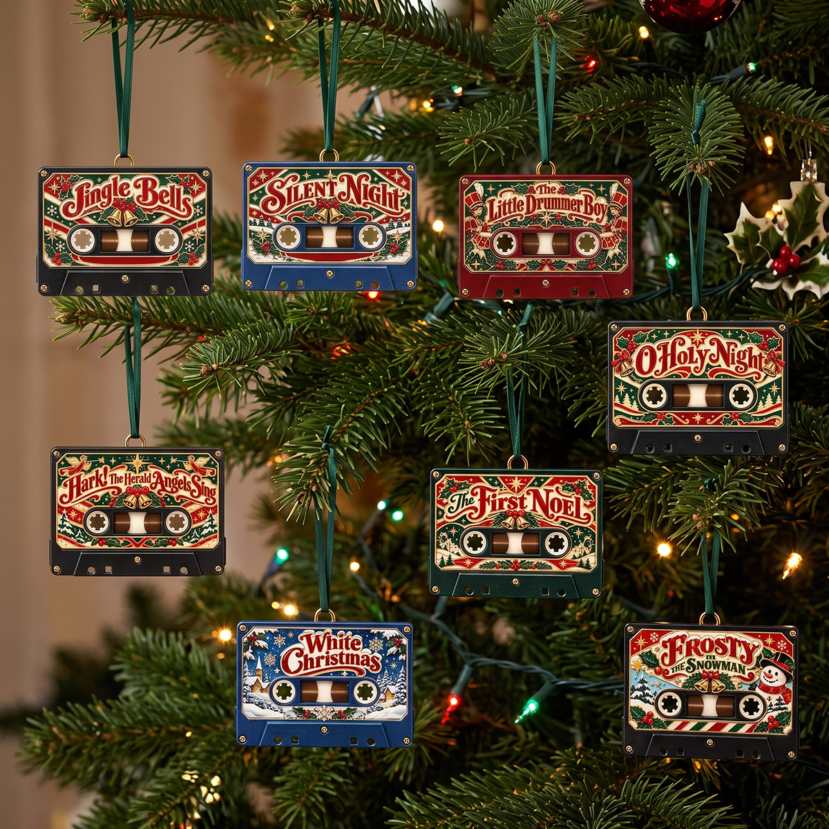 Christmas Songs Advent Calendar 2026 - 24 Day Spirits Countdown, Acrylic Charms Blind Box - Gift For Family