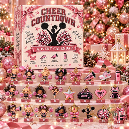 Cheer Countdown Cheerleading Advent Calendar Box 2026