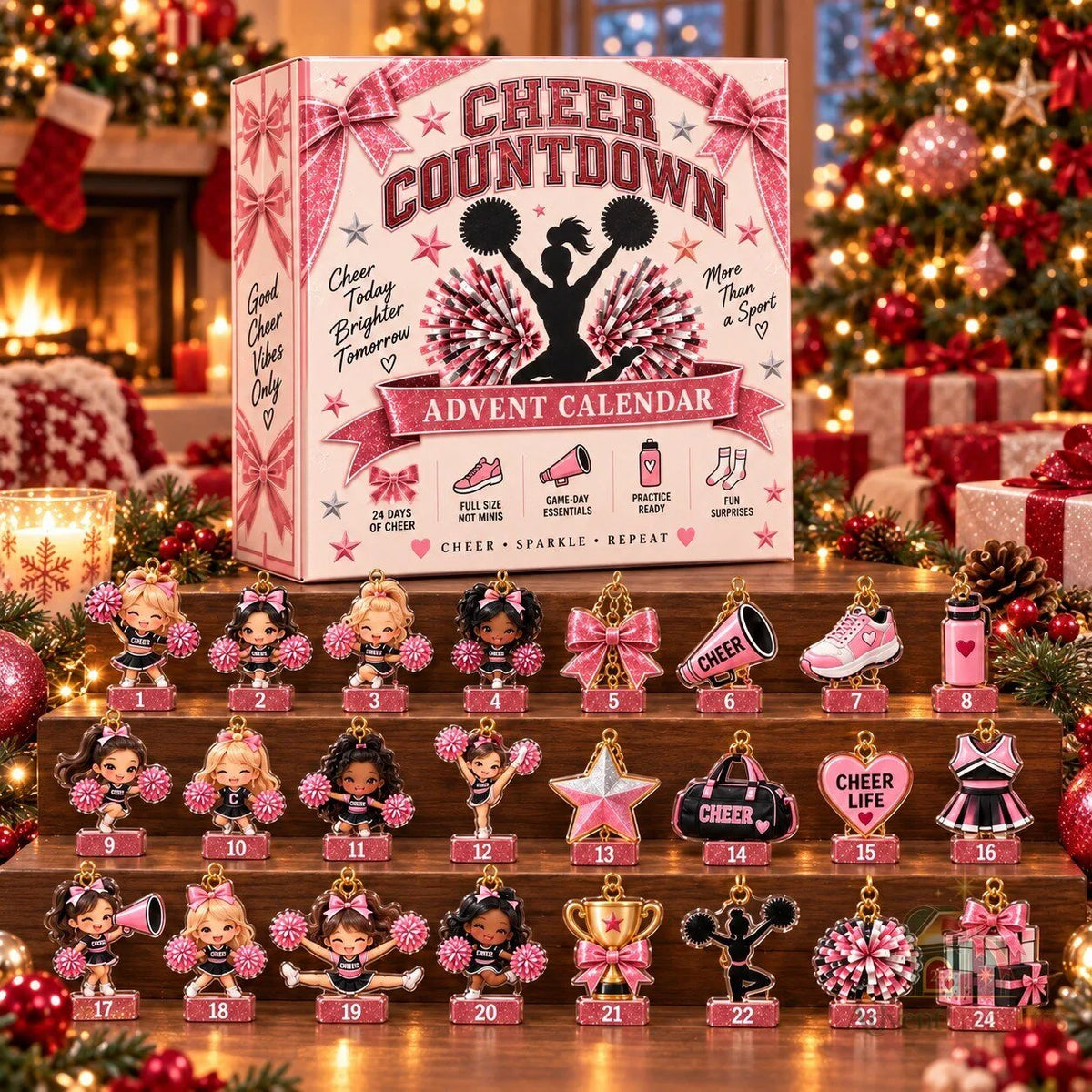 Cheer Countdown Cheerleading Advent Calendar Box 2026