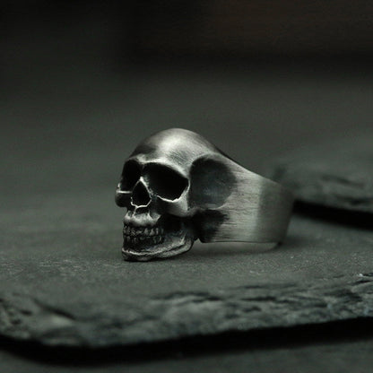 Classic Locomotive Skull Ring