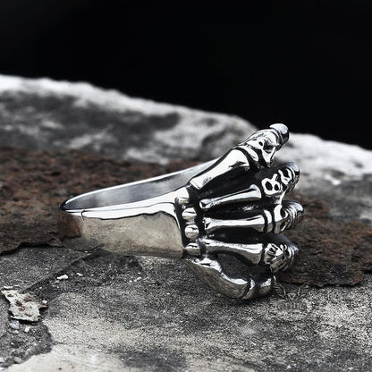 Claw Stainless Steel Skull Ring