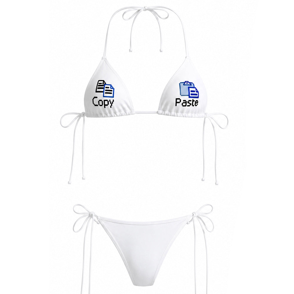 Copy Paste Triangle Bra Set