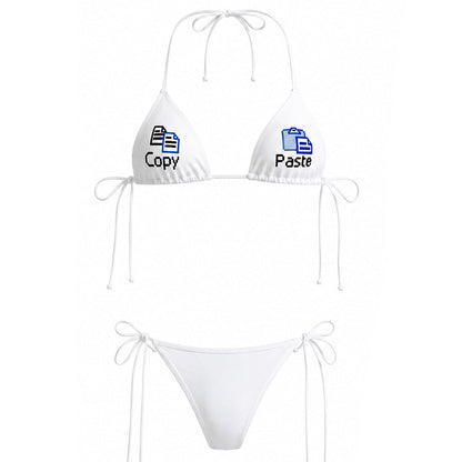 Copy Paste Triangle Bra Set