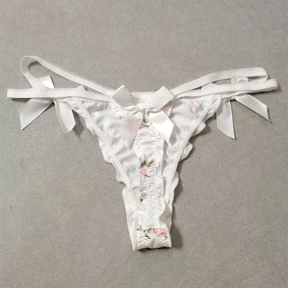 Coquette Bow Floral Lace Panty