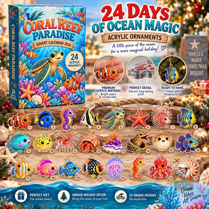 Coral Reef Paradise Advent Calendar 2026