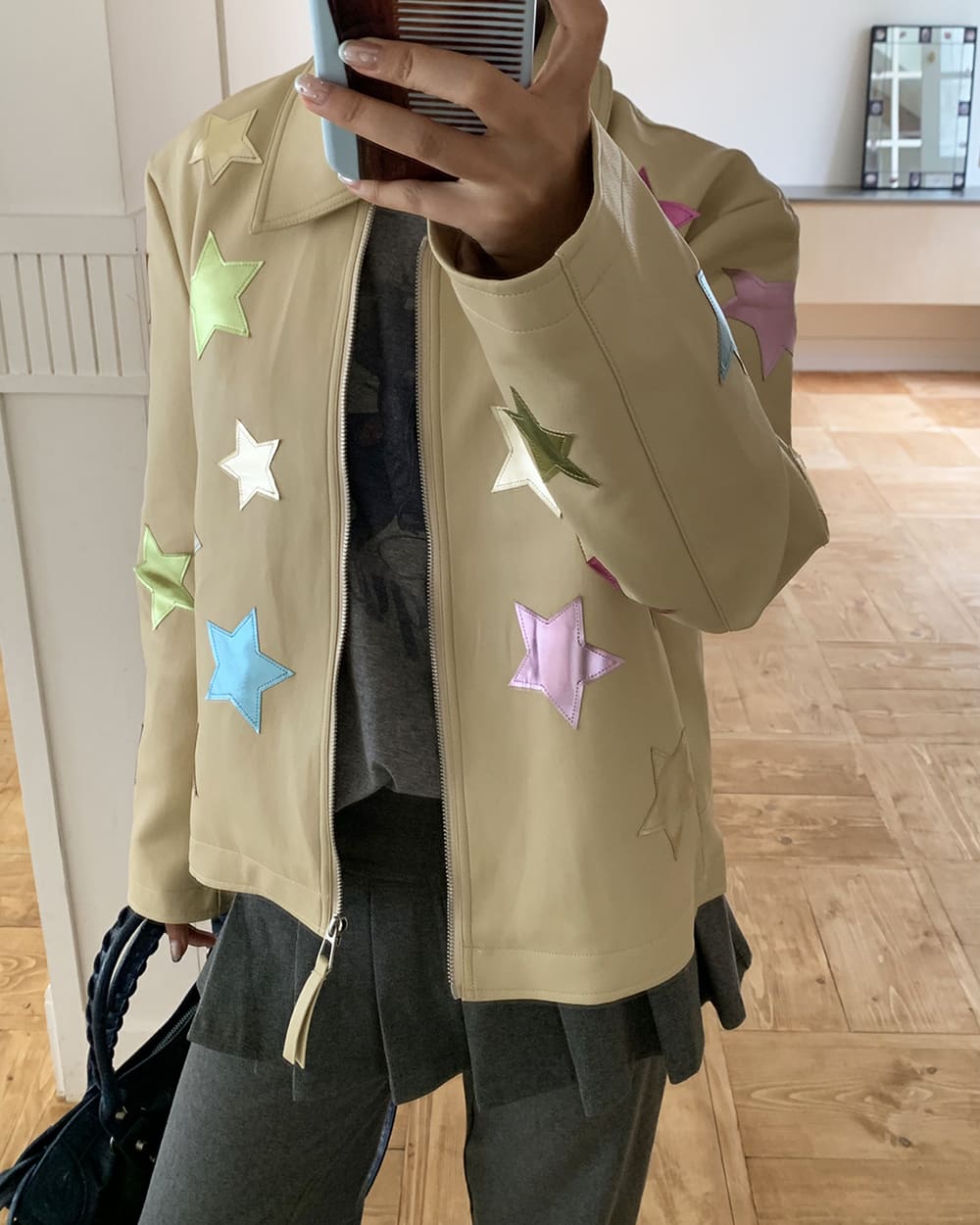 Cosmic Star Patch Jacket