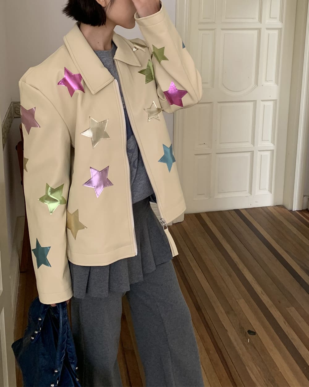 Cosmic Star Patch Jacket