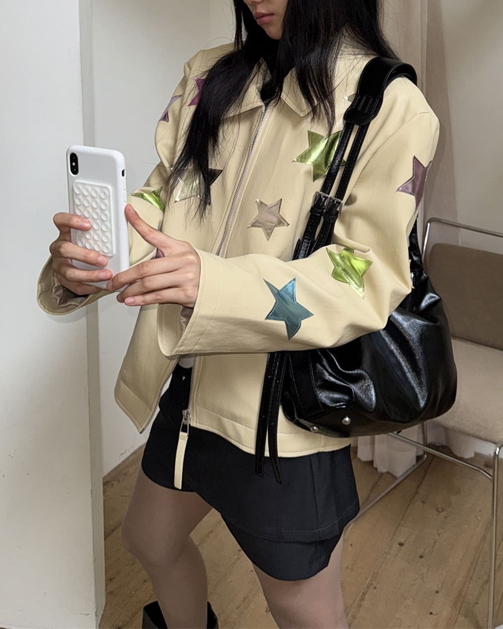 Cosmic Star Patch Jacket