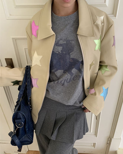 Cosmic Star Patch Jacket