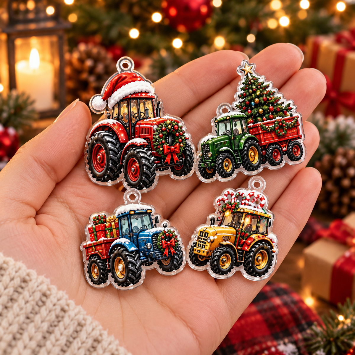 Christmas Tractors Advent Calendar 2026, 24 Days of Farm Machinery Surprises, Holiday Countdown Gift for Kids and Tractor Fans