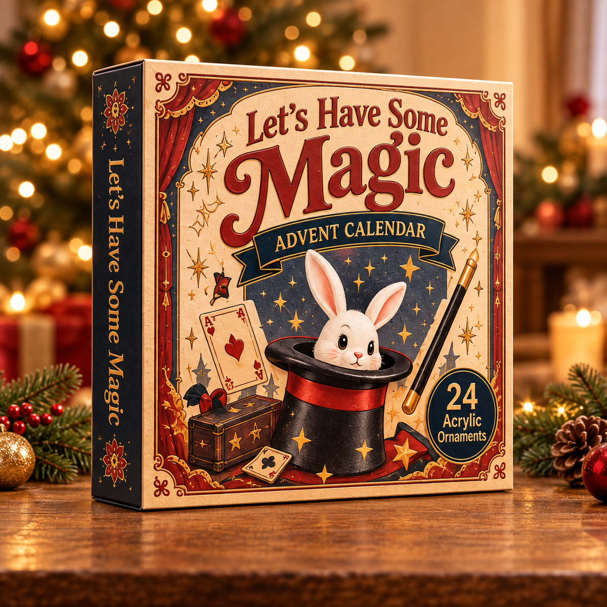 Magic Collection Advent Calendar 2026 - 24-Day Festive Countdown, Acrylic Charms Blind Box - Gift For Magic Lovers