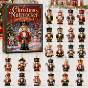 Nutcracker Advent Calendar 2026 - 24-Day Festive Countdown, Acrylic Charms Blind Box - Gift For Festive Collectors