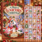 Cute Unicorn Advent Calendar, 24 Keepsake Tree Ornaments Holiday Gift for Girls 2026