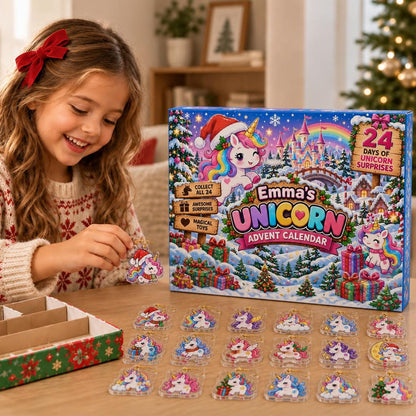 24 Days of Unicorn - Personalized Christmas Advent Calendar
