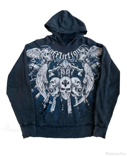 Dark Crimson Oversize Zipper Hoodie