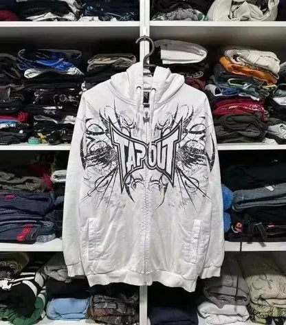 Dark Cross Graphic Pullover Hoodie