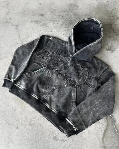 Dark Embroidered Cleansing Sweatshirt