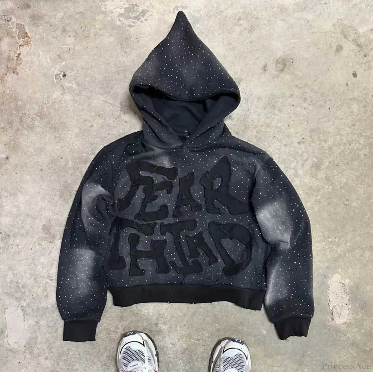 Dark Flash Diamond Patch Hoodie