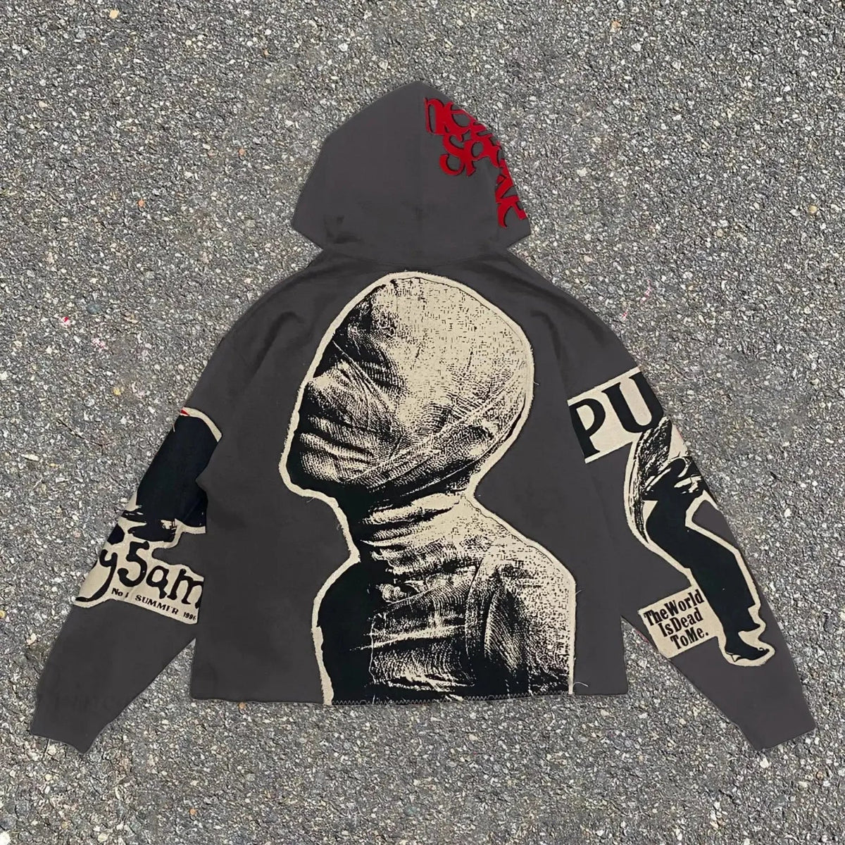 Dark Mummy Visual Pullover Hoodie