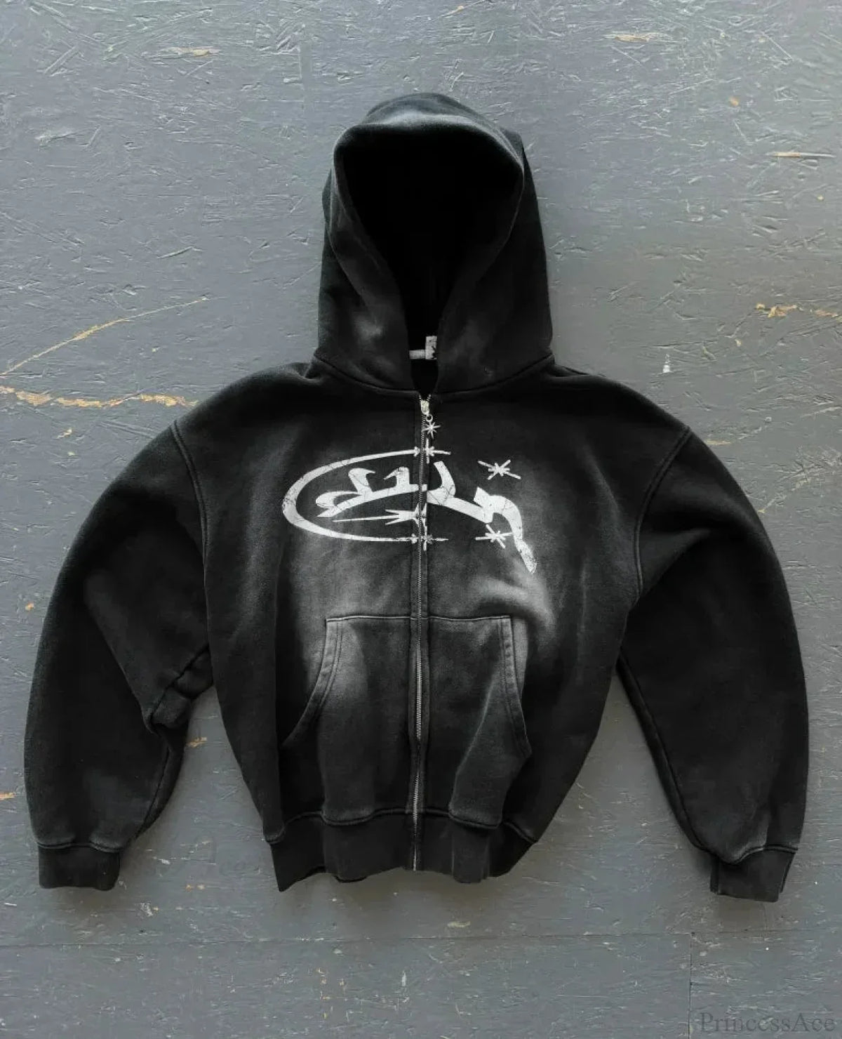 Dark Pink Cleansing Zip Hoodie