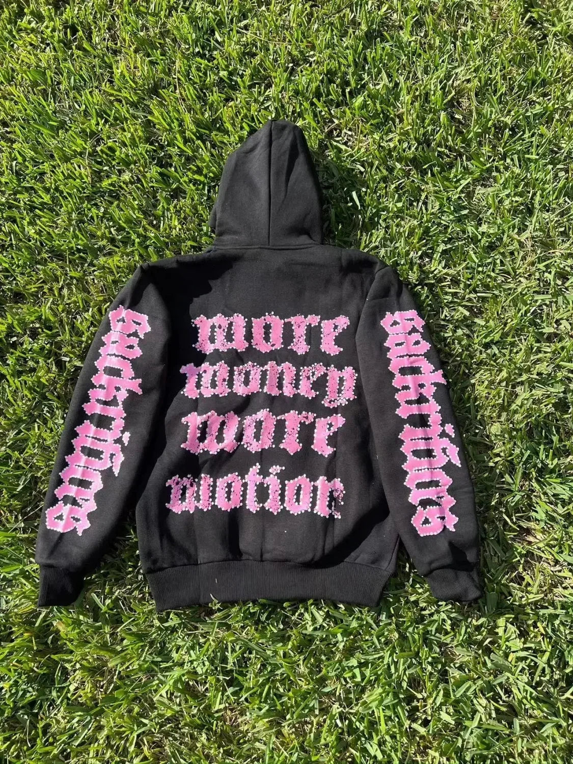 Dark Skulls Print Rebel Hoodie