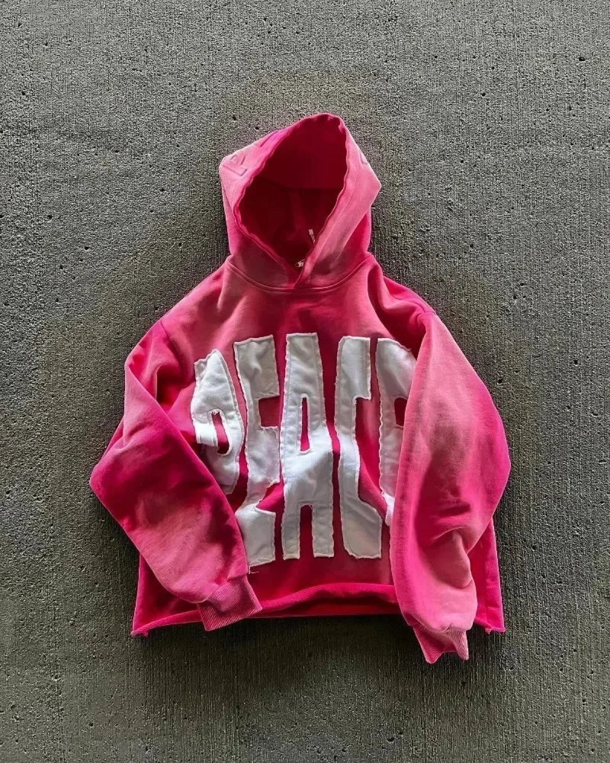 Dark Zipper Joined Vintage Hoodie