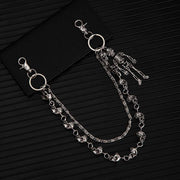 Dark Skull Skeleton Hip-Hop Alloy Pants Chain