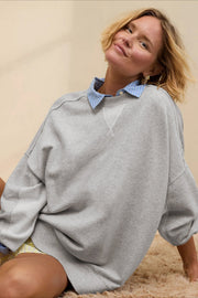 Oversized Crew Neck Hoodie