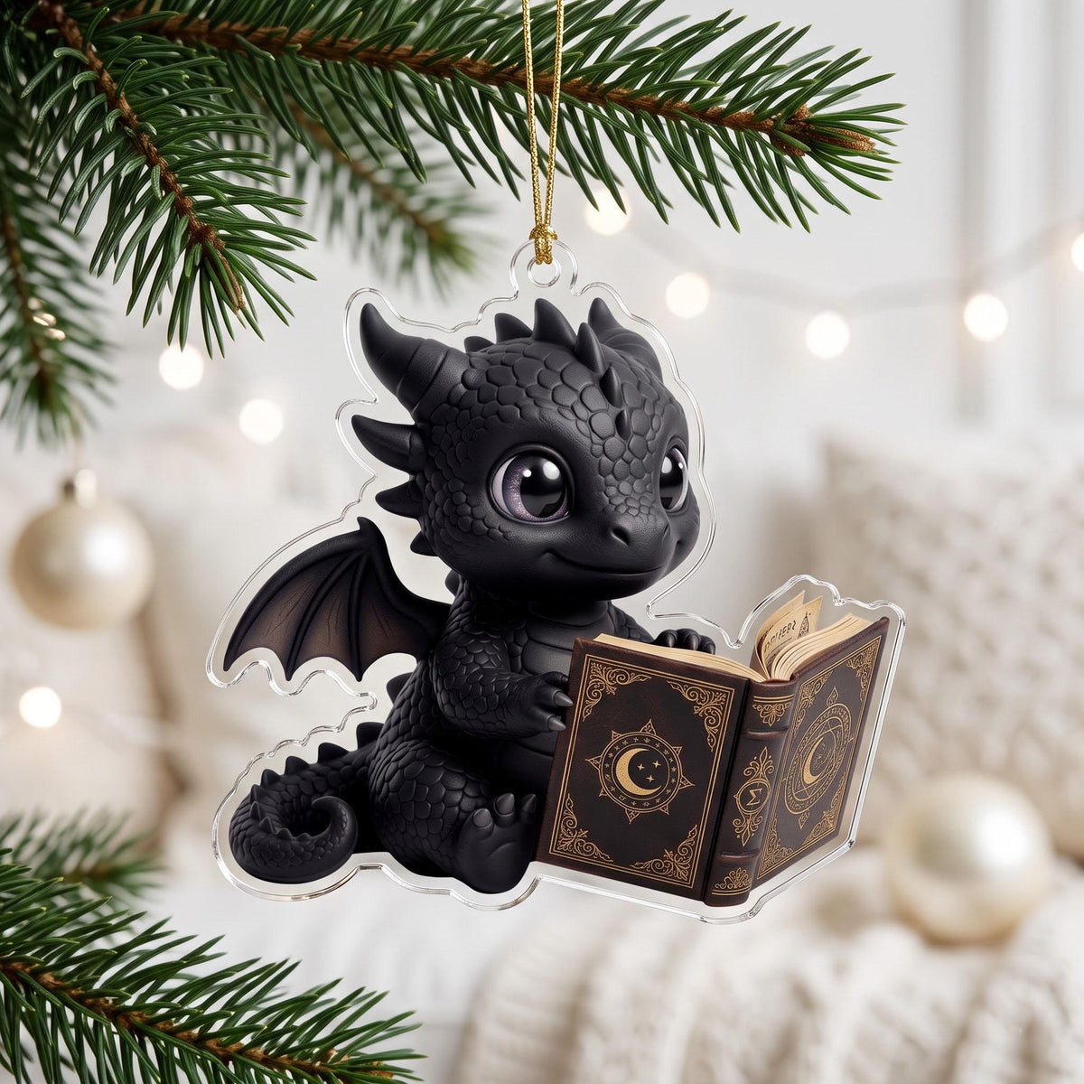 Dragon Dragon Library Advent Calendar 2026, 24 2D Dragon Charms Blind Box, Dragon Lovers Gift, 24 Day Reading Countdown For Book Lover
