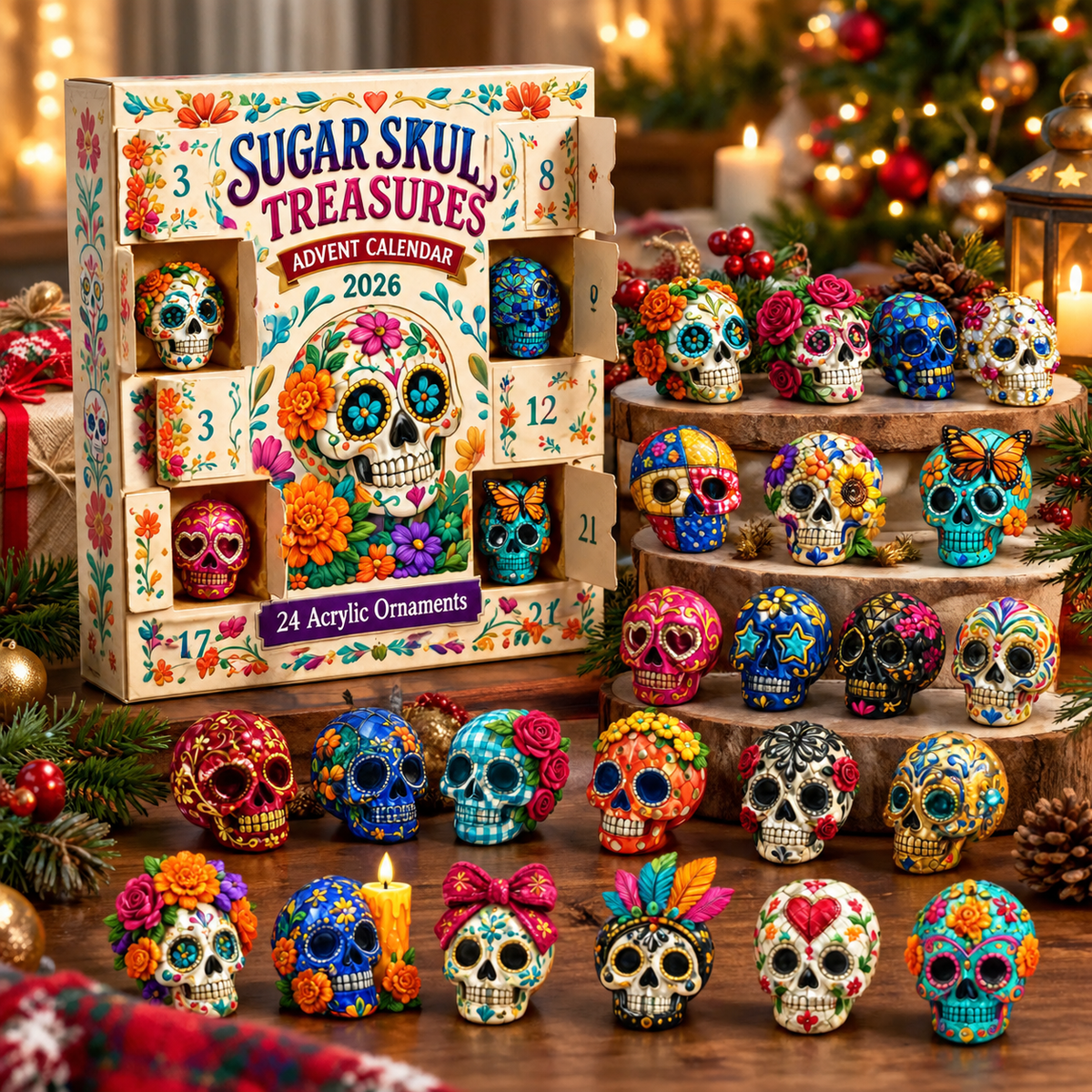 24 Days of Sugar Skull Treasures Advent Calendar