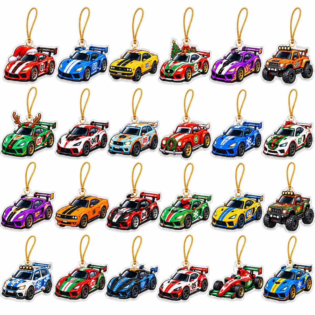 The Grand Prix to Christmas - Personalized Christmas Advent Calendar