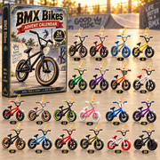 BMX Bikes Advent Calendar 2026 - 24-Day Festive Countdown, Acrylic Charms Blind Box