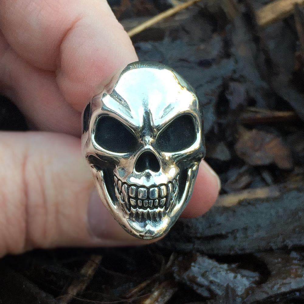 Death Skull Sterling Silver Ring