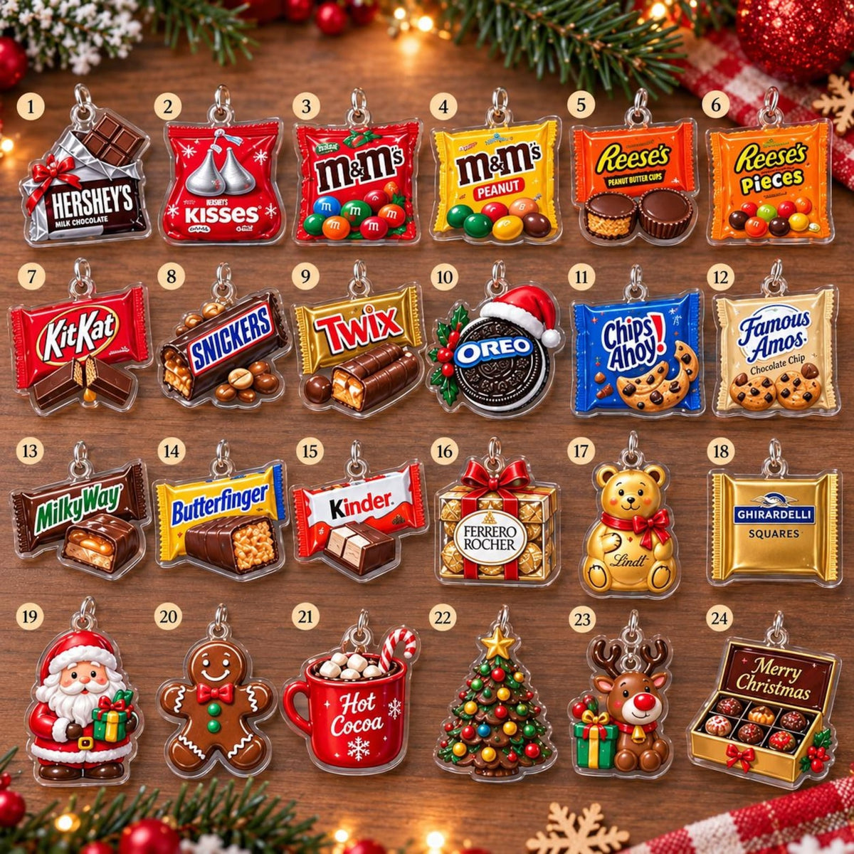 Snack Advent Calendar 2026 – 24 Day Christmas Countdown | Retro Candy Treat Gift for Kids, Teens and Adults