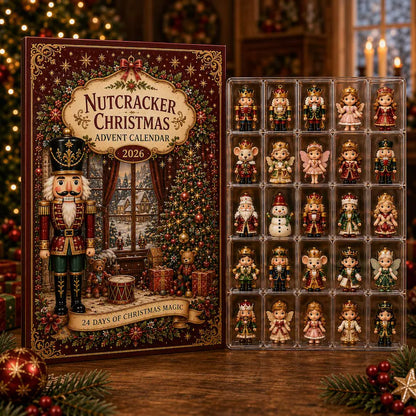 Nutcracker Christmas Advent Calendar, 24 Day Countdown, Holiday Countdown Gift, Winter Decor, Family Activity, Gift 2026, Holiday Magic