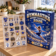 Personalized Gymnastics Advent Calendar: Custom Name 24 Day Blind Box