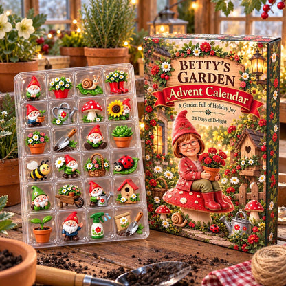 Personalized Garden Advent Calendar: Custom Photo Blind Box, 24 Days of Delight