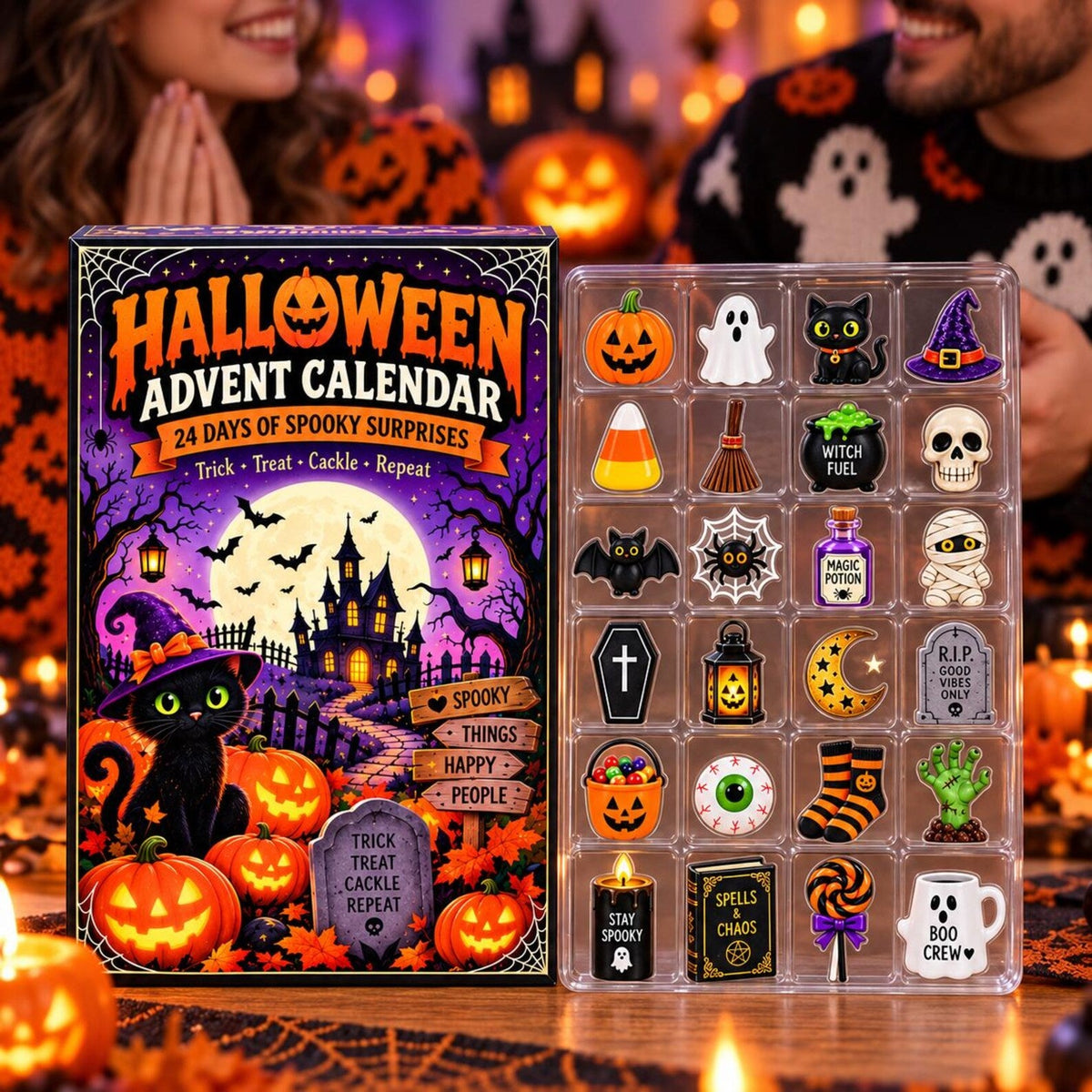 Halloween Advent Calendar, Spooky Countdown Blind Box, Halloween Countdown Gift, Halloween Gift
