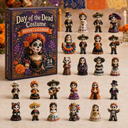 Day of the Dead Costume Advent Calendar 2026 - 24-Day Festive Countdown, Acrylic Charms Blind Box
