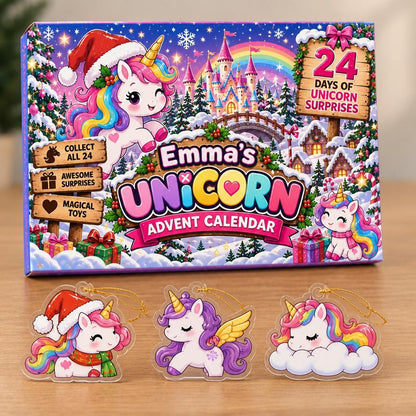 24 Days of Unicorn - Personalized Christmas Advent Calendar