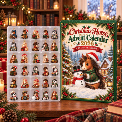 24 Days of Horse Magic Blind Box Advent Calendar, Custom 2D Pony Ornament Set