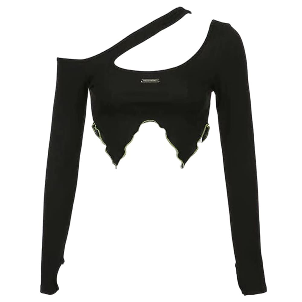 E Girl Layered Crop Top
