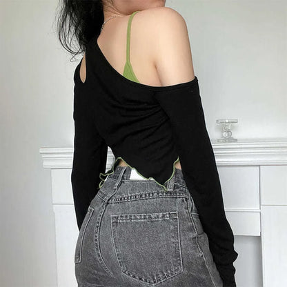 E Girl Layered Crop Top
